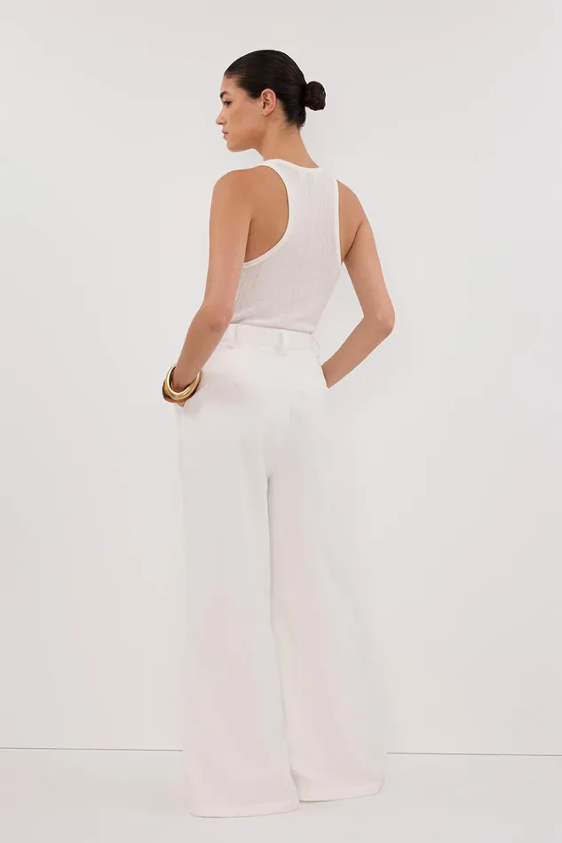 Women Pants DISSH GRACE WHITE PANT