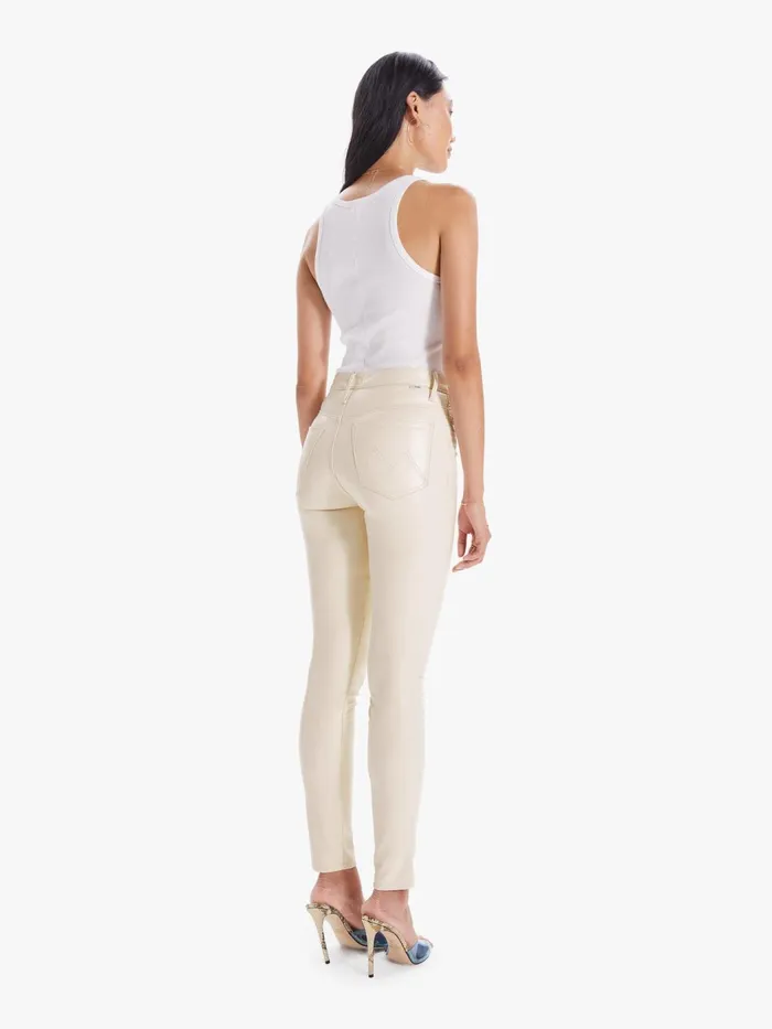 Women Pants Mother Denim The Super Swooner Natural
