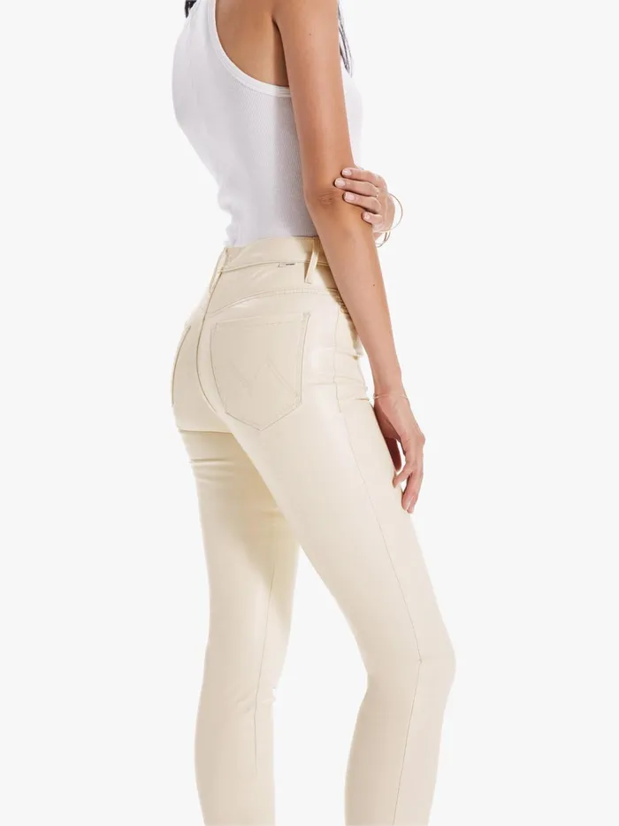 Women Pants Mother Denim The Super Swooner Natural