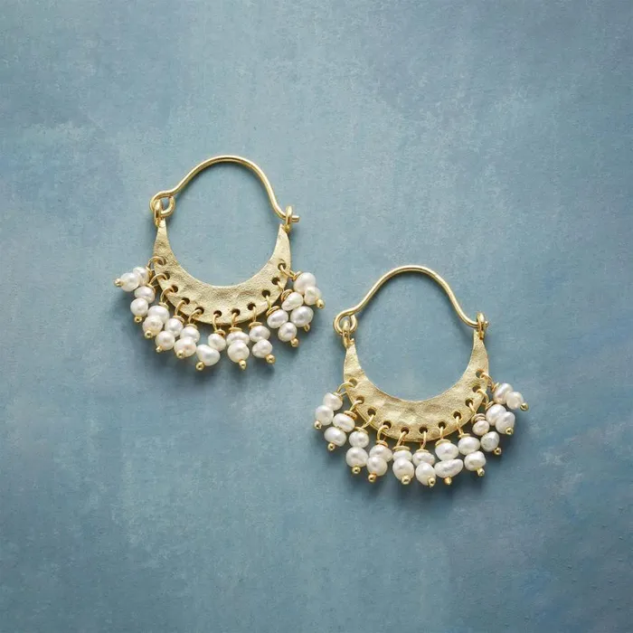 Women Pearl Collar Earrings Sundance Catalog Earrings