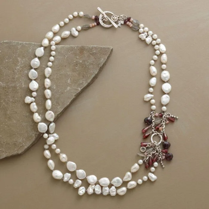 Women Pearl Melange Necklace Sundance Catalog Necklaces Women Pearl Melange Necklace Sundance Catalog Necklaces