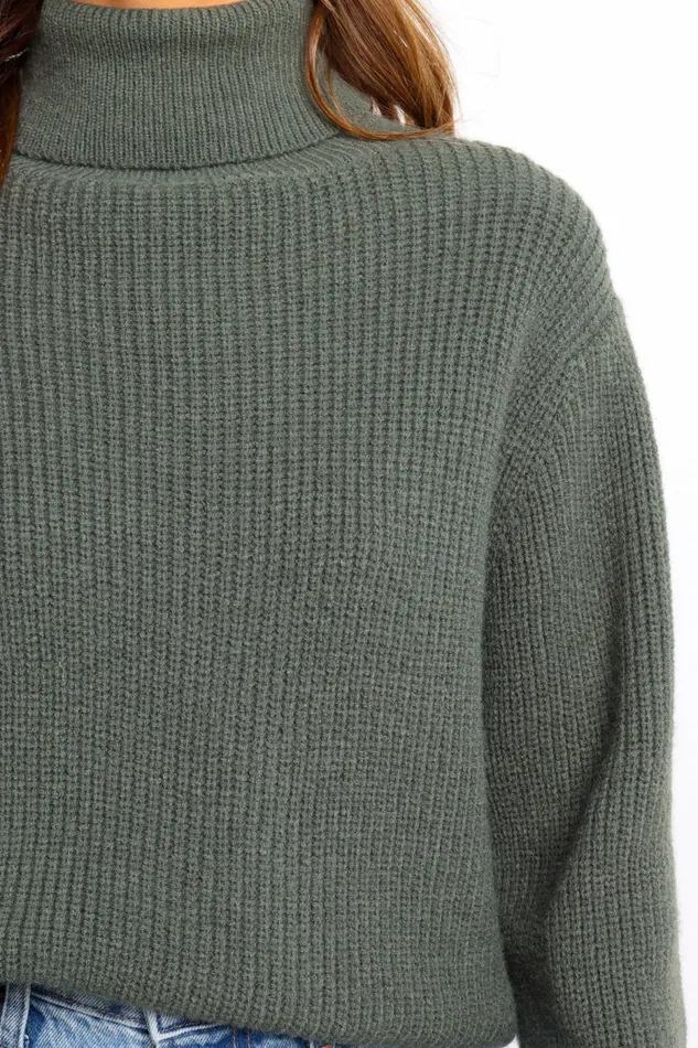 Women Petal and Pup Freddie Knit Sweater Green Sweaters