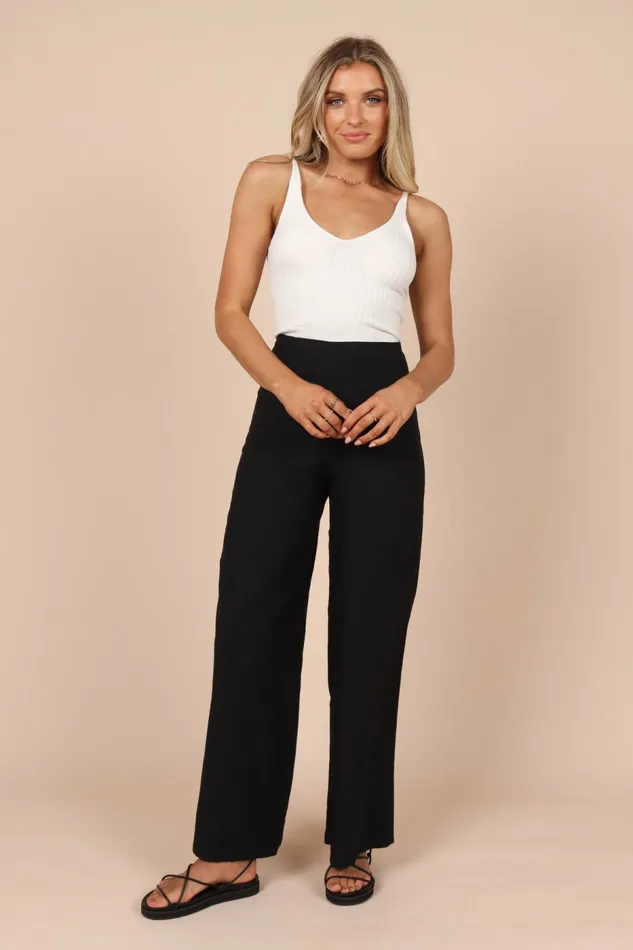Women Petal and Pup Gemma V Neck Tank Top Ivory Tops