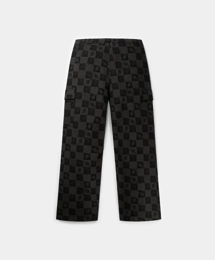 Women Phantom Black Membuti Chess Pants Daily Paper Pants Women Phantom Black Membuti Chess Pants Daily Paper Pants