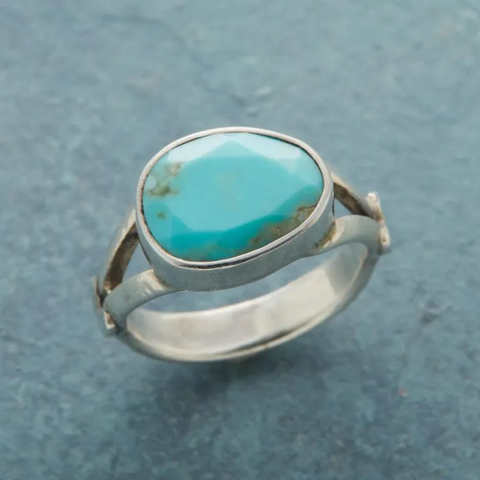 Women Polki Turquoise Ring Sundance Catalog Rings