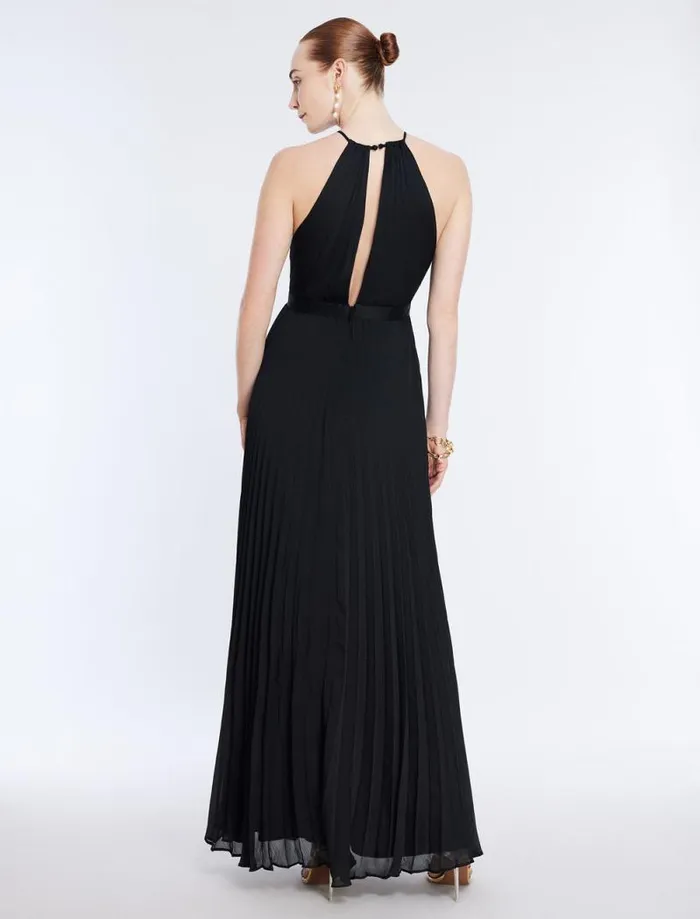 Women Primrose Pleated Gown Black BCBG Dresses Women Primrose Pleated Gown Black BCBG Dresses