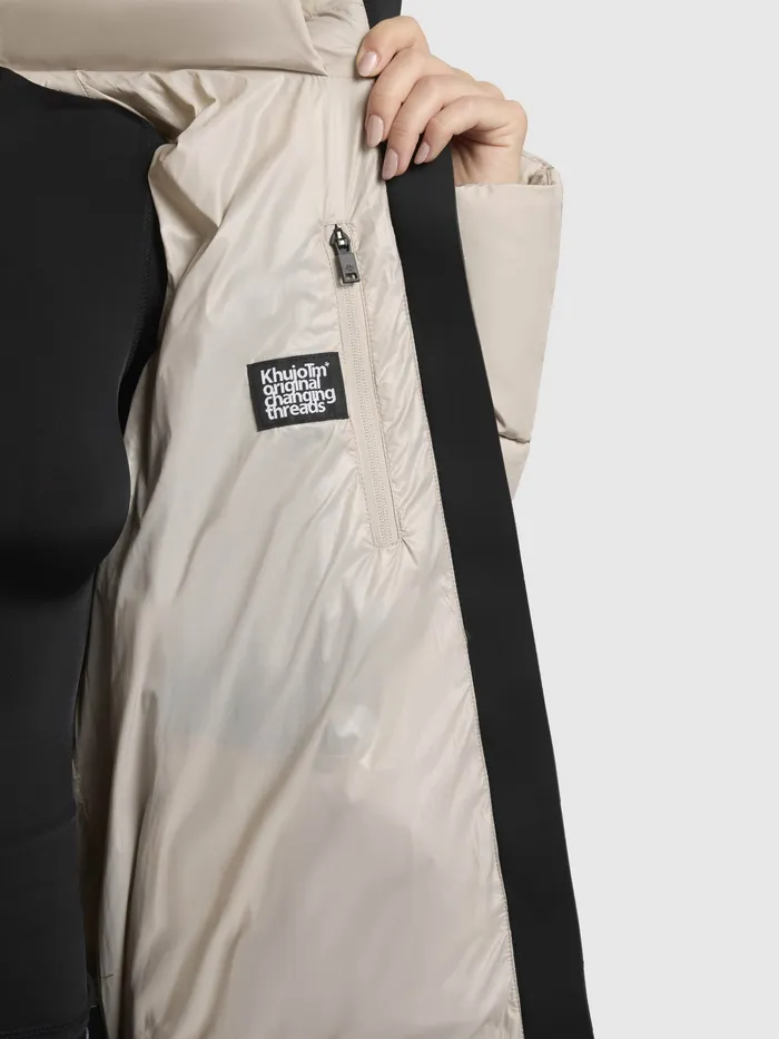 Women Puffer Coats KHUJO Mantel MIRI2 Hellbeige Hellbeige
