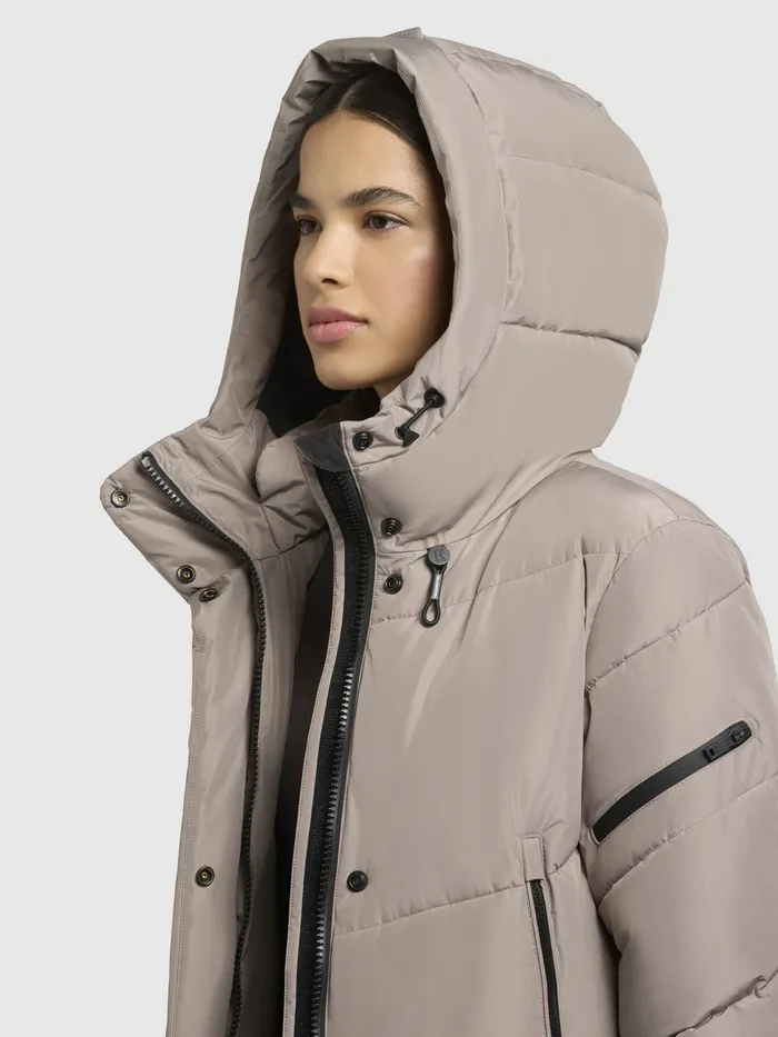 Women Puffer Coats KHUJO Mantel SONJE6 Graubeige Graubeige
