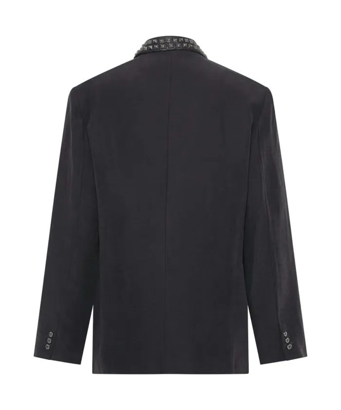 Women PUNK STUDDED LINEN BLAZER One Teaspoon Jackets Women PUNK STUDDED LINEN BLAZER One Teaspoon Jackets
