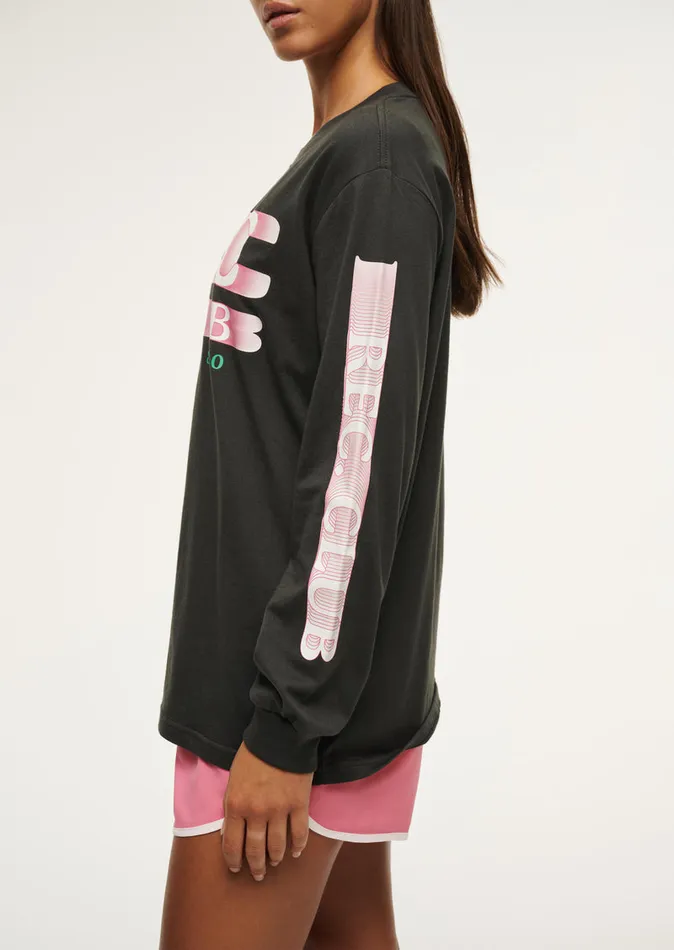 Women RALLY LONG SLEEVE TEE IN ASPHALT LongSleeveTops PE Nation