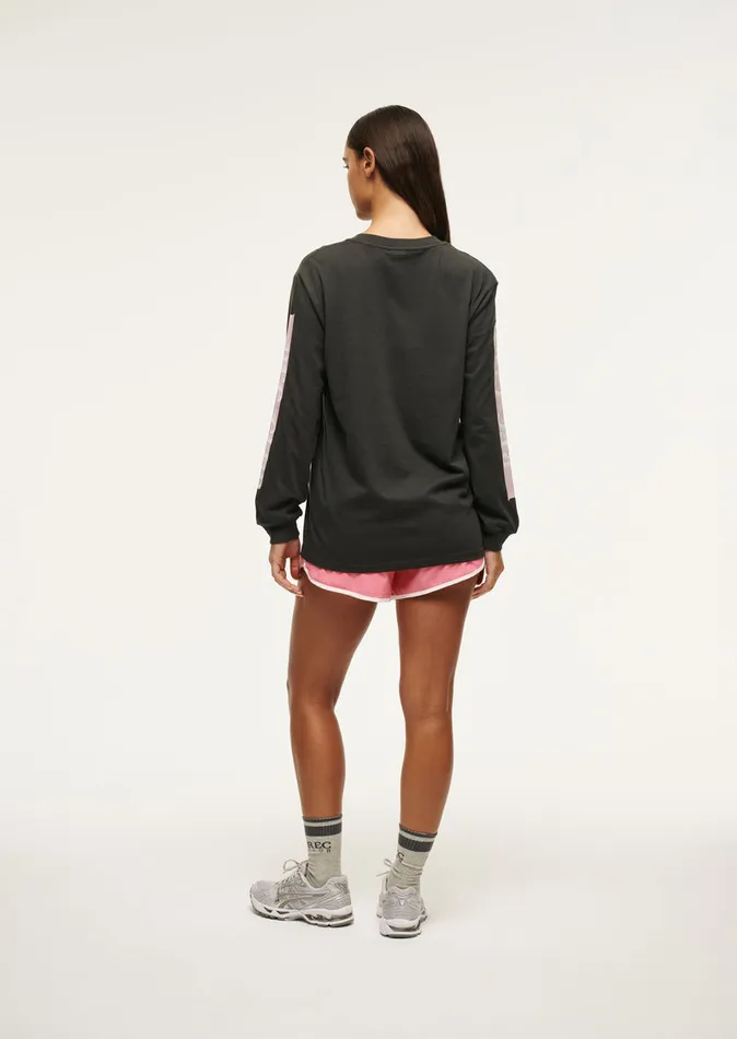 Women RALLY LONG SLEEVE TEE IN ASPHALT LongSleeveTops PE Nation