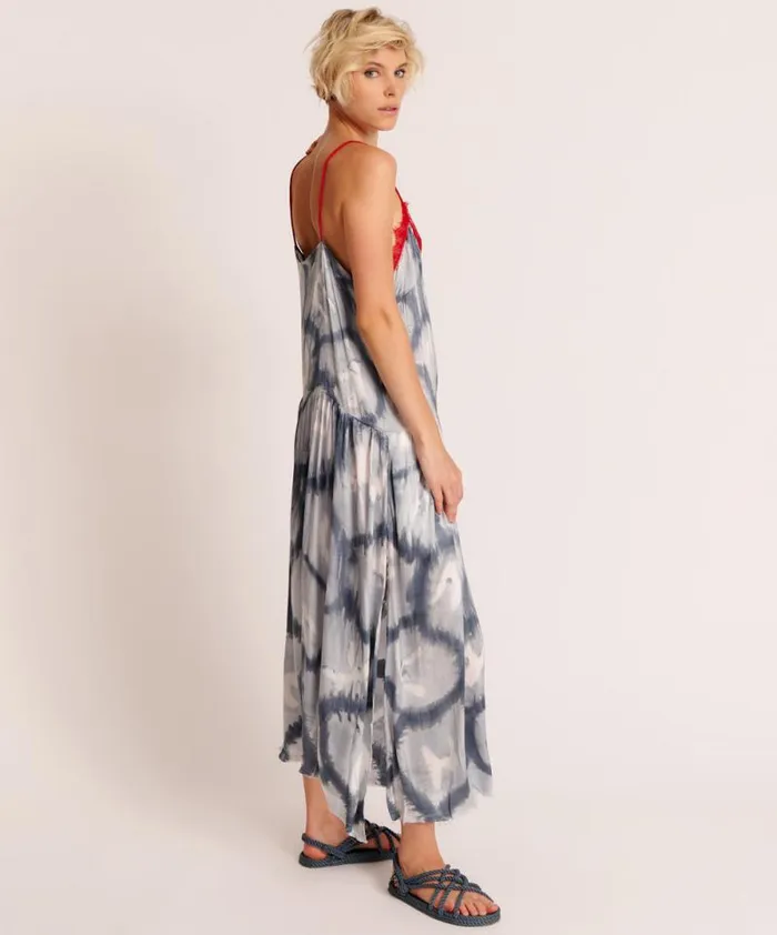 Women REFLECTION HAND PRINTED HIDEAWAY SLIP DRESS One Teaspoon Midi and Maxi Dresses