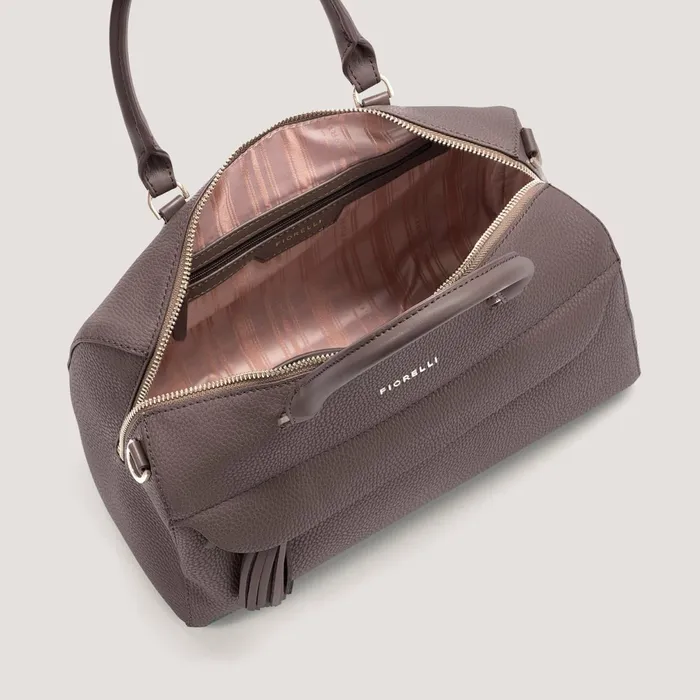 Women Remington Bowler Bag Coffee Brown Fiorelli Grab Bags