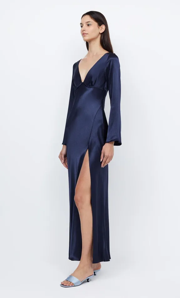 Women REN LONG SLEEVE MAXI DRESS 8211 INK Bec Bridge Prom Dresses