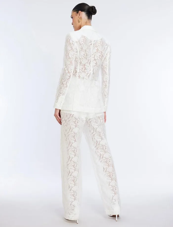 Women Rialla Lace Blazer Gardenia BCBG Suiting Women Rialla Lace Blazer Gardenia BCBG Suiting