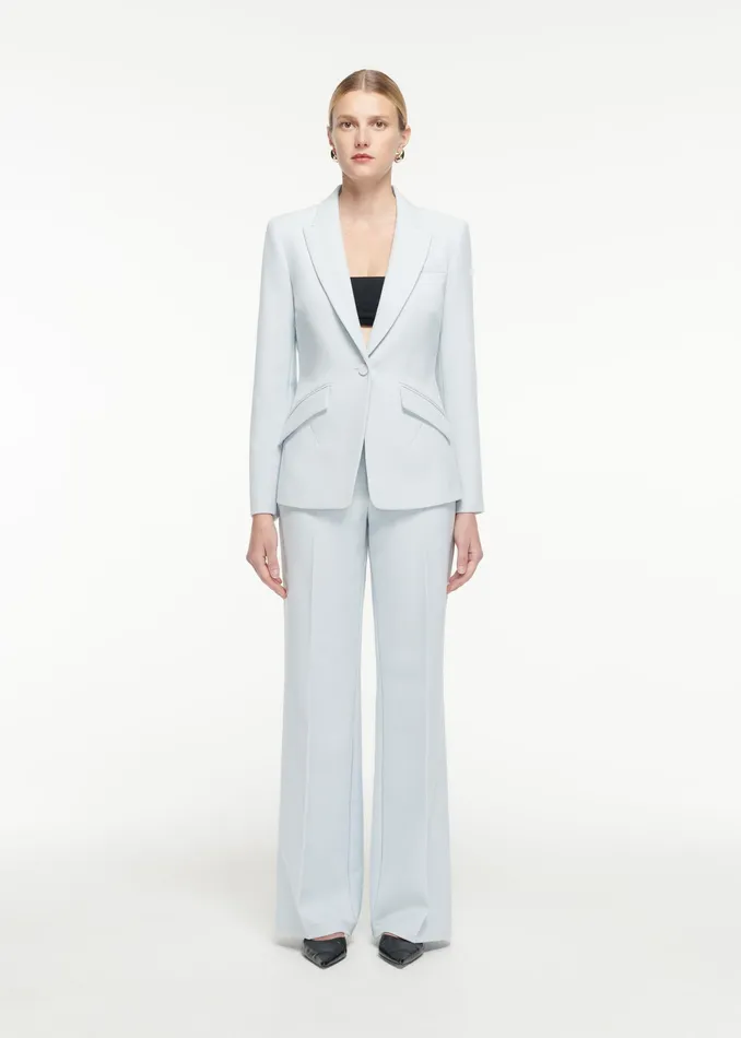 Women Roland Mouret Clothing High Waisted Crepe Trouser