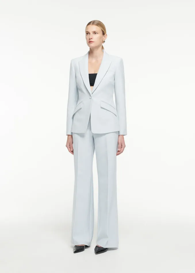 Women Roland Mouret Clothing High Waisted Crepe Trouser
