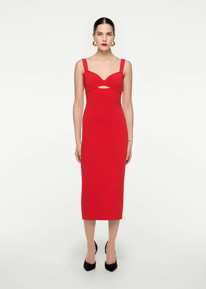 Women Roland Mouret Clothing Knit Midi Dress
