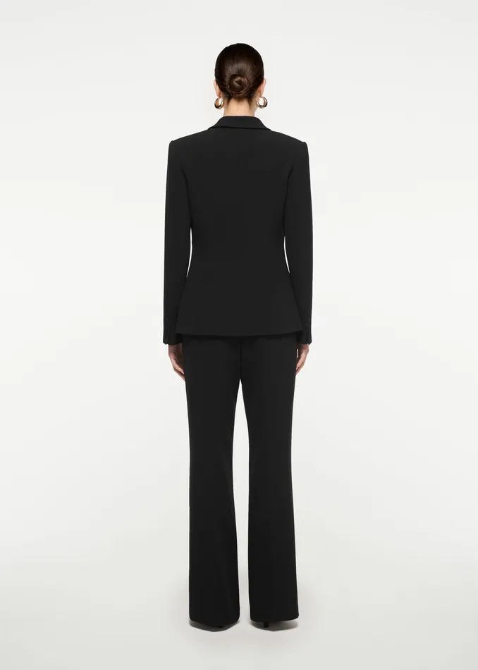 Women Roland Mouret Clothing Single Breasted Stretch Cady Blazer
