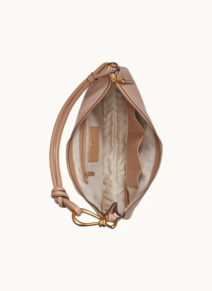 Women ROSLYN LARGE HOBO Fawn Donna Karan New York Shoulder And Hobo Bags Women ROSLYN LARGE HOBO Fawn Donna Karan New York Shoulder And Hobo Bags
