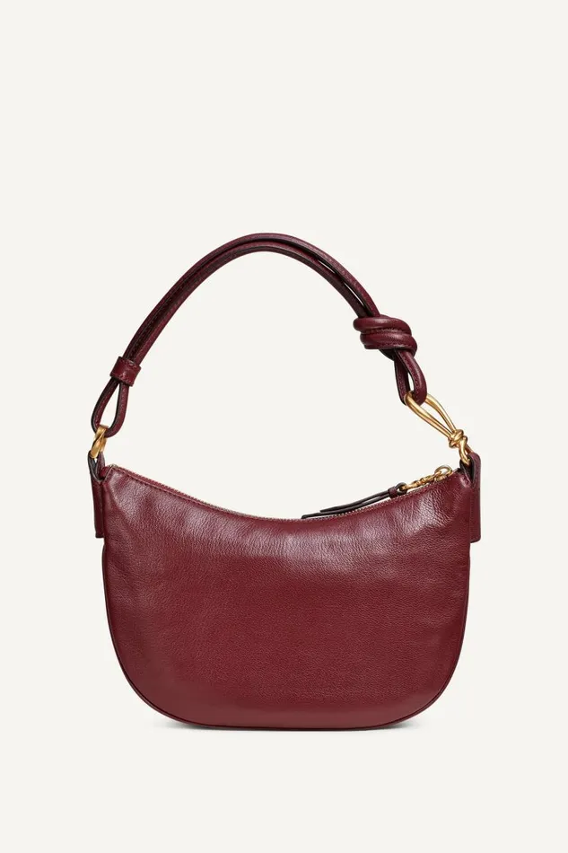 Women ROSLYN SMALL HOBO Garnet Donna Karan New York Crossbodies And Satchels Women ROSLYN SMALL HOBO Garnet Donna Karan New York Crossbodies And Satchels