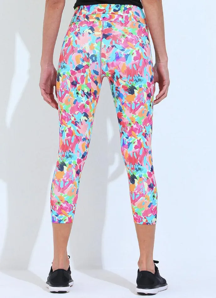 Women Running Crop Luna Dona Jo Leggings and Capris