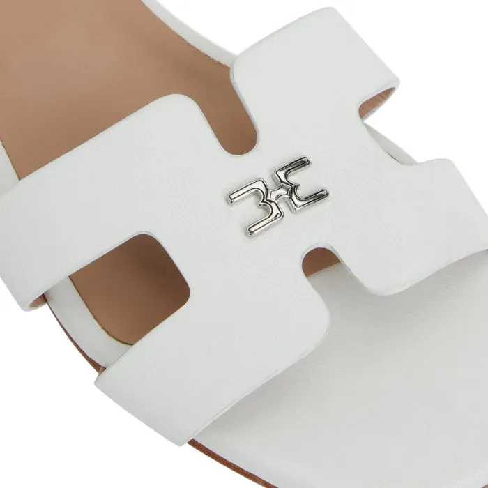 Women Sandals and Slides Bruno Magli FINA Single Band Sandal WHITE