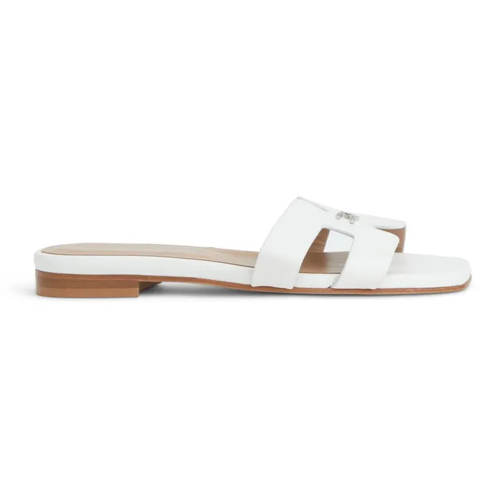 Women Sandals and Slides Bruno Magli FINA Single Band Sandal WHITE
