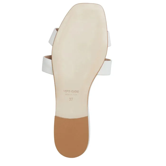 Women Sandals and Slides Bruno Magli FINA Single Band Sandal WHITE