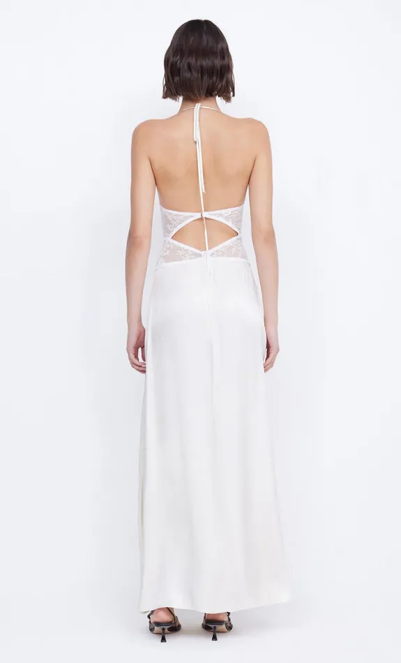 Women SANTAL HALTER MAXI DRESS 8211 IVORY Bec Bridge Prom Dresses