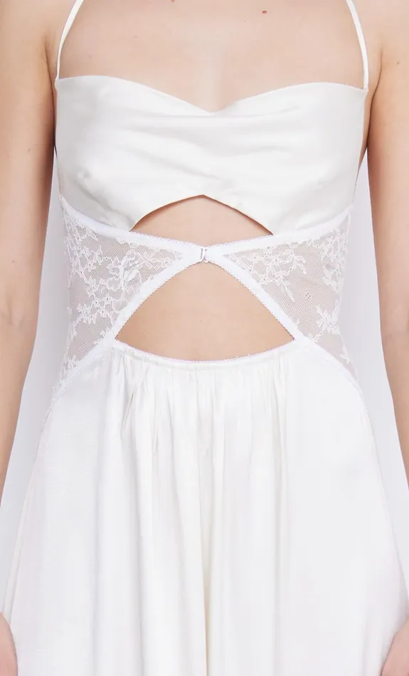Women SANTAL HALTER MAXI DRESS 8211 IVORY Bec Bridge Prom Dresses