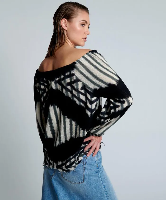 Women SANTORINI HAND PRINTED MINOAN TOP One Teaspoon Tops Women SANTORINI HAND PRINTED MINOAN TOP One Teaspoon Tops