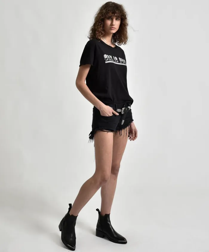 Women SEX IS FUN TEE BLACK One Teaspoon Graphic Tees Women SEX IS FUN TEE BLACK One Teaspoon Graphic Tees