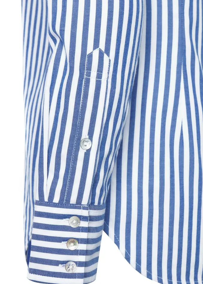Women Shirts and Blouses Holland Cooper Classic Button Down Shirt Navy Stripe Women Shirts and Blouses Holland Cooper Classic Button Down Shirt Navy Stripe