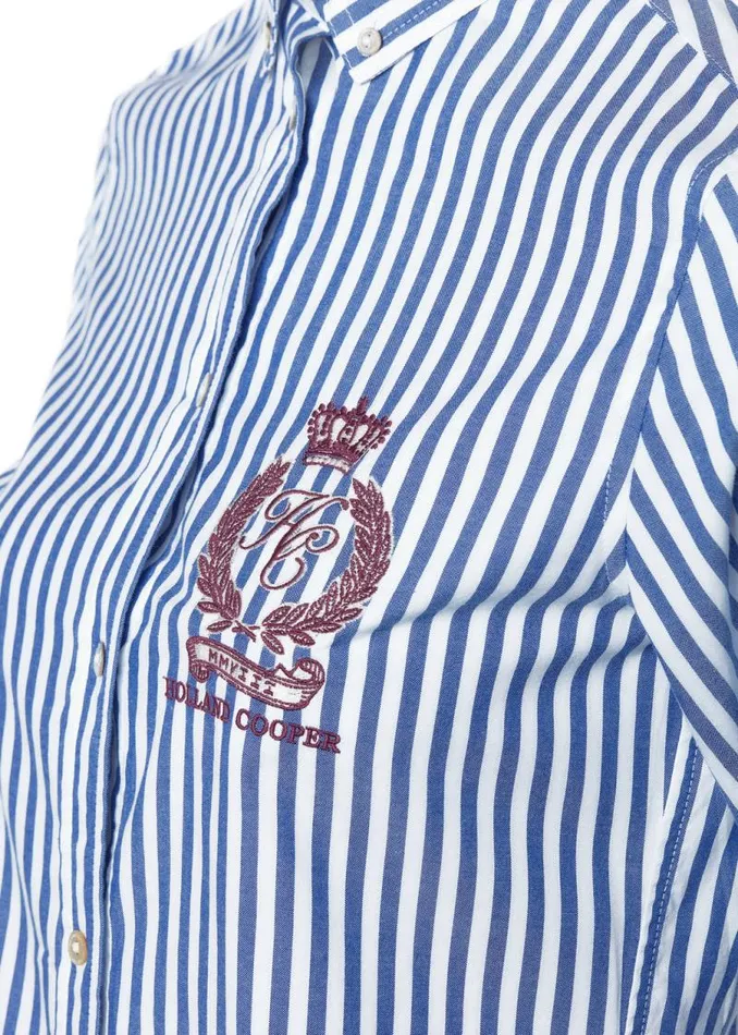 Women Shirts and Blouses Holland Cooper Classic Button Down Shirt Navy Stripe Women Shirts and Blouses Holland Cooper Classic Button Down Shirt Navy Stripe