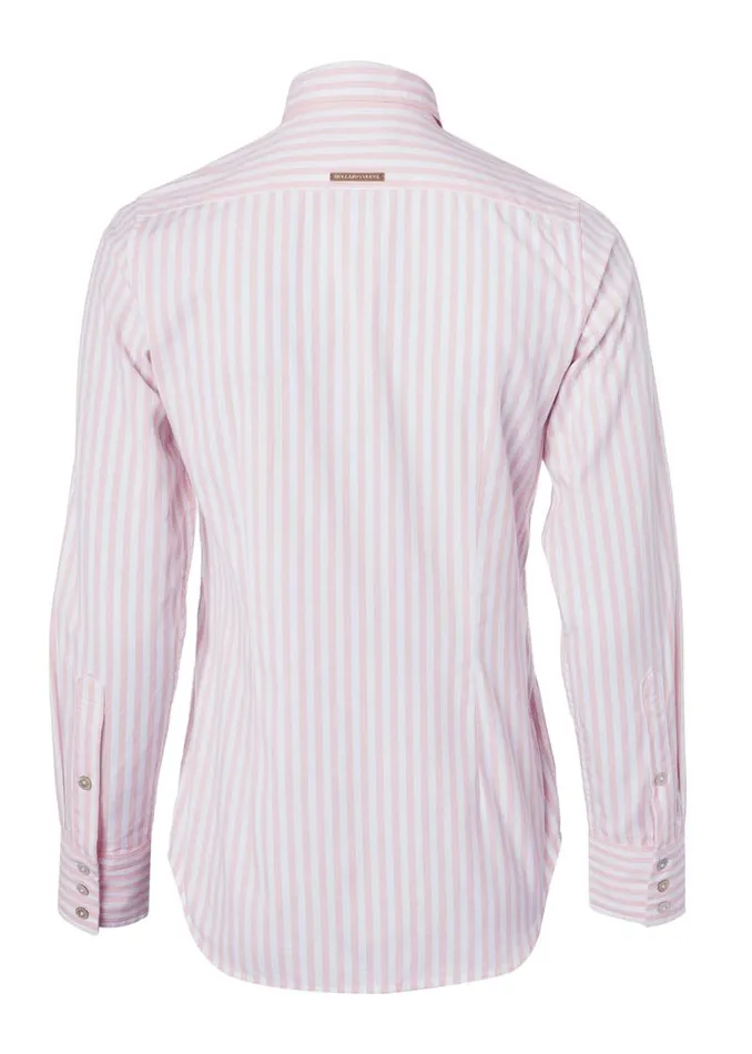 Women Shirts and Blouses Holland Cooper Classic Button Down Shirt Pink Stripe Women Shirts and Blouses Holland Cooper Classic Button Down Shirt Pink Stripe