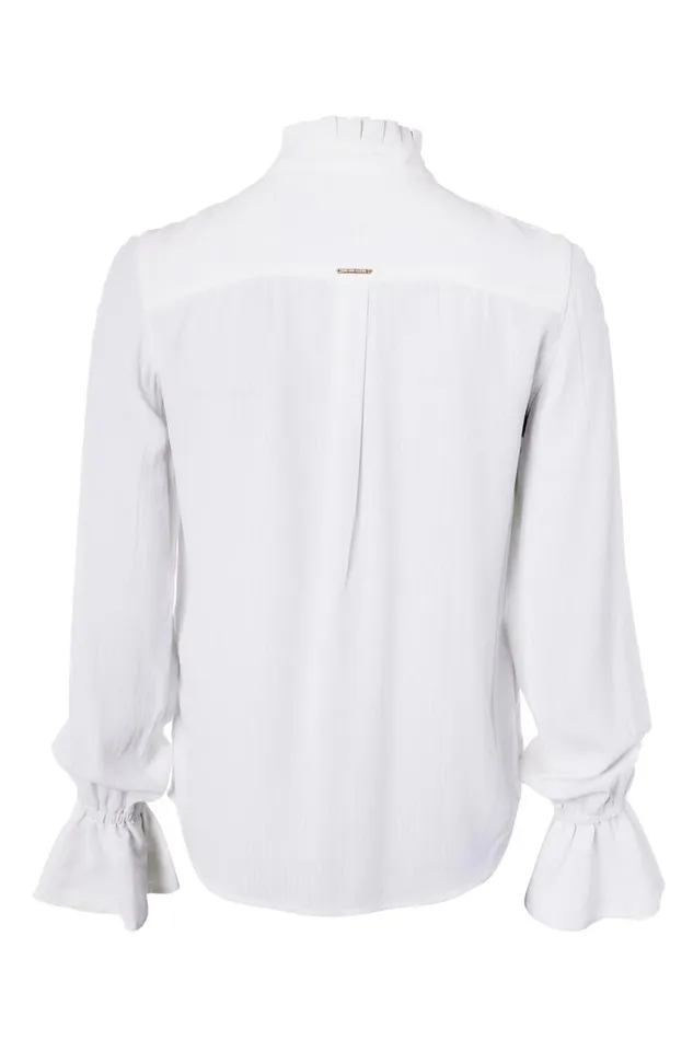 Women Shirts and Blouses Holland Cooper Lilibet Shirt White Women Shirts and Blouses Holland Cooper Lilibet Shirt White