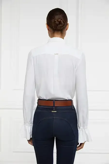 Women Shirts and Blouses Holland Cooper Lilibet Shirt White Women Shirts and Blouses Holland Cooper Lilibet Shirt White