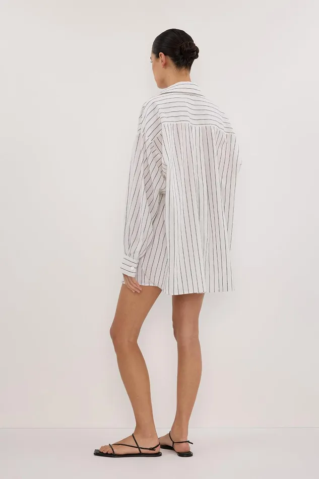 Women Shirts DISSH OLLIE WHITE STRIPE SHIRT