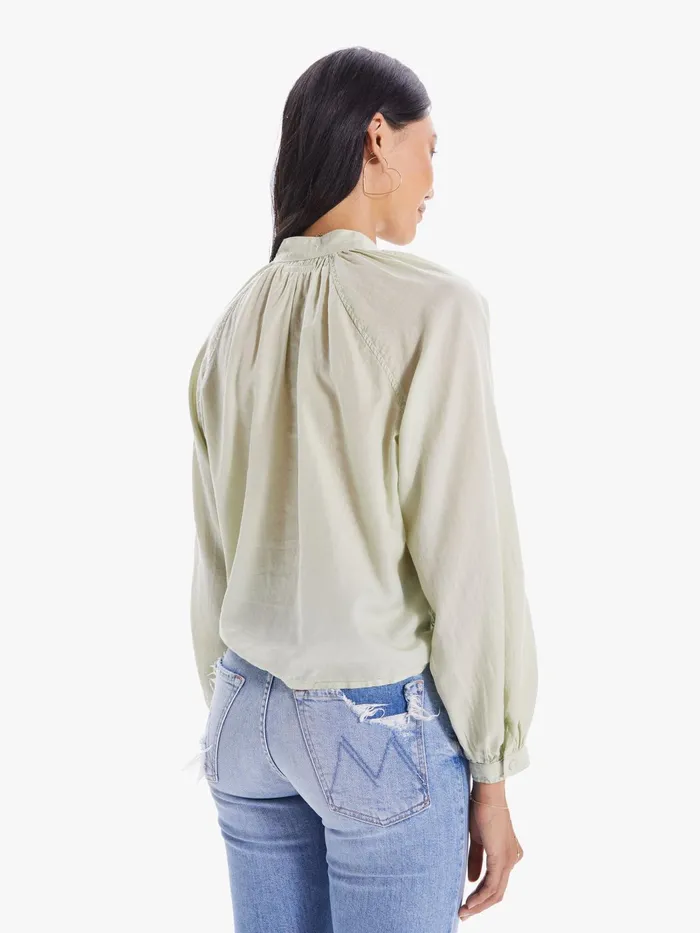 Women Shirts Mother Denim The Sunburst Dark Green