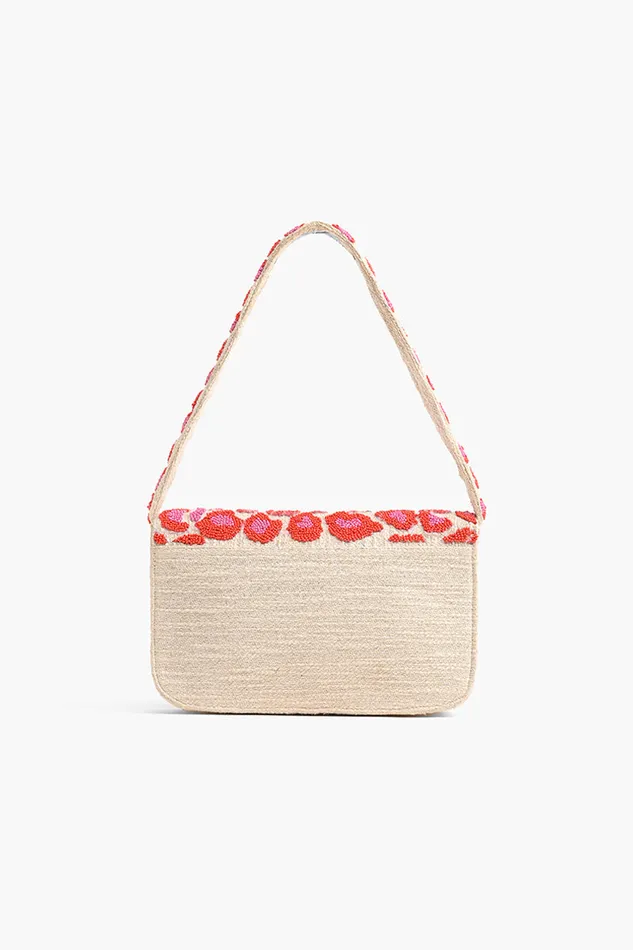 Women Shoulder Bags America and Beyond Pink Leopard Shoulder Bag
