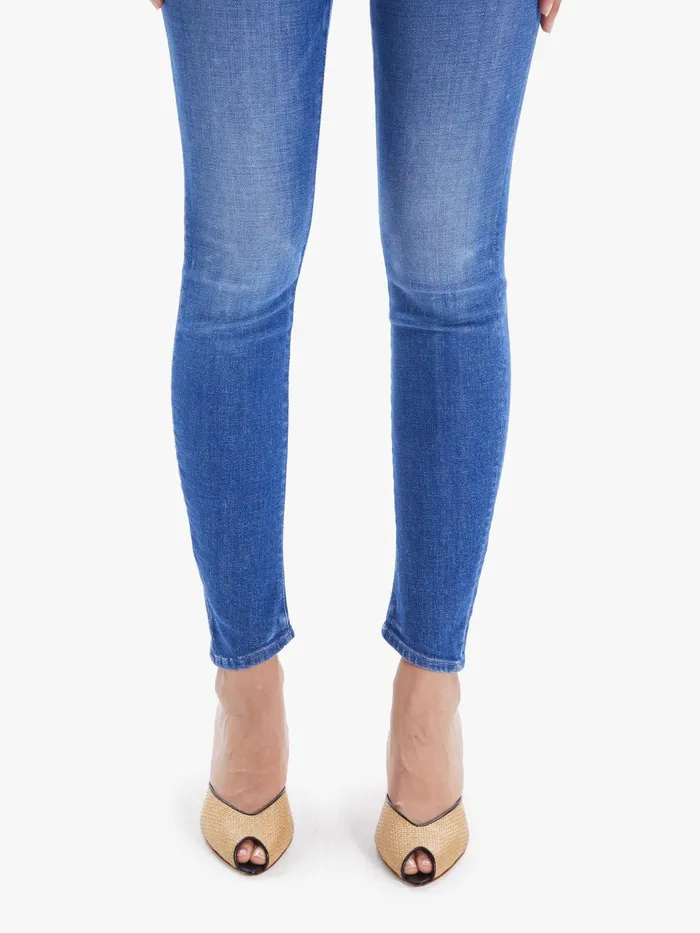 Women Skinny Mother Denim The Looker Medium Blue