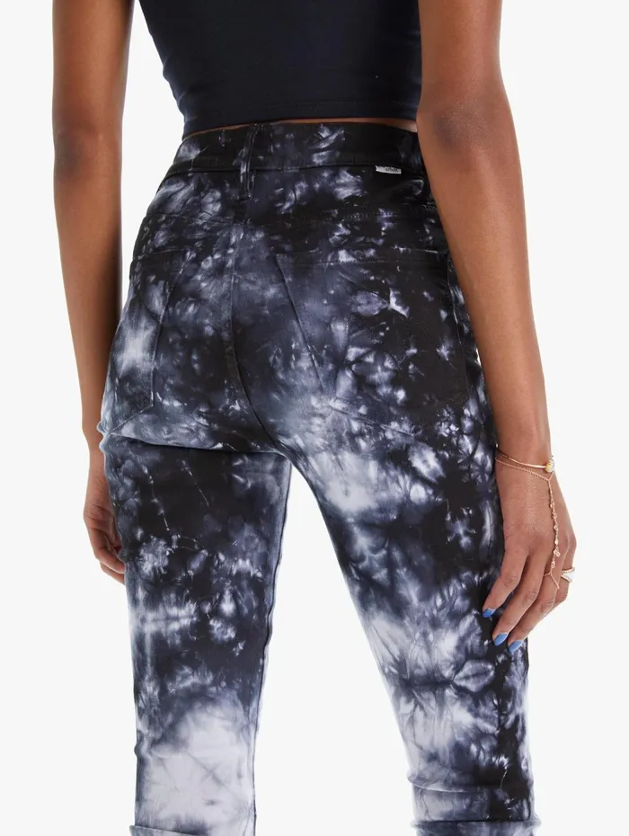 Women Skinny Mother Denim The Super Swooner Black