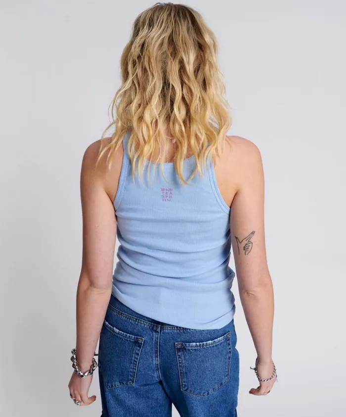 Women SKYWAY LOGO SINGLET One Teaspoon Tees and Tanks Women SKYWAY LOGO SINGLET One Teaspoon Tees and Tanks