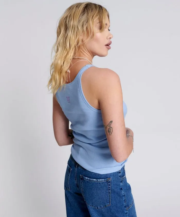 Women SKYWAY LOGO SINGLET One Teaspoon Tees and Tanks Women SKYWAY LOGO SINGLET One Teaspoon Tees and Tanks
