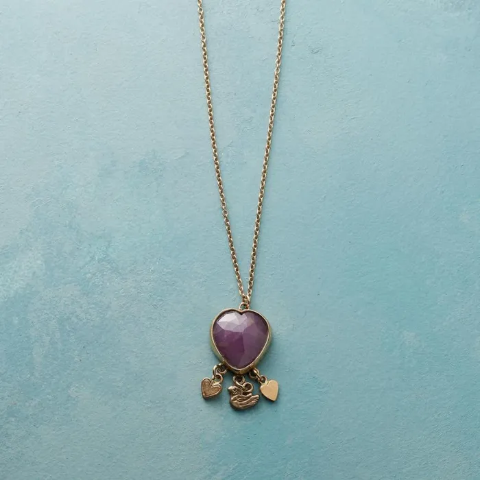 Women Soaring Hearts Necklace Sundance Catalog Necklaces