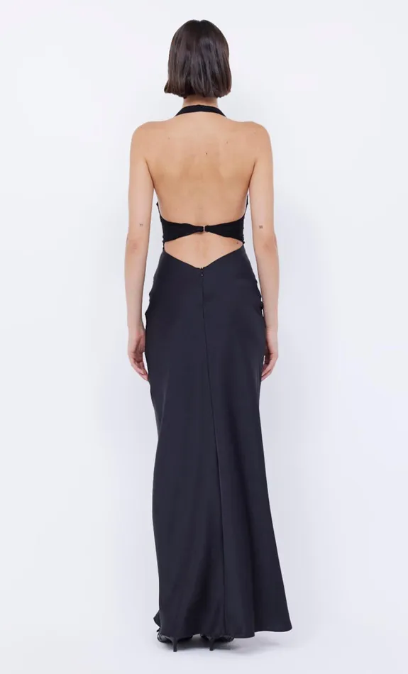 Women SOLARE HALTER DRESS 8211 BLACK Bec Bridge Wedding Guest