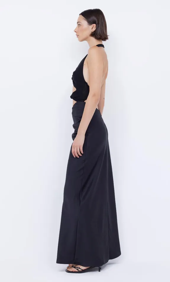 Women SOLARE HALTER DRESS 8211 BLACK Bec Bridge Wedding Guest