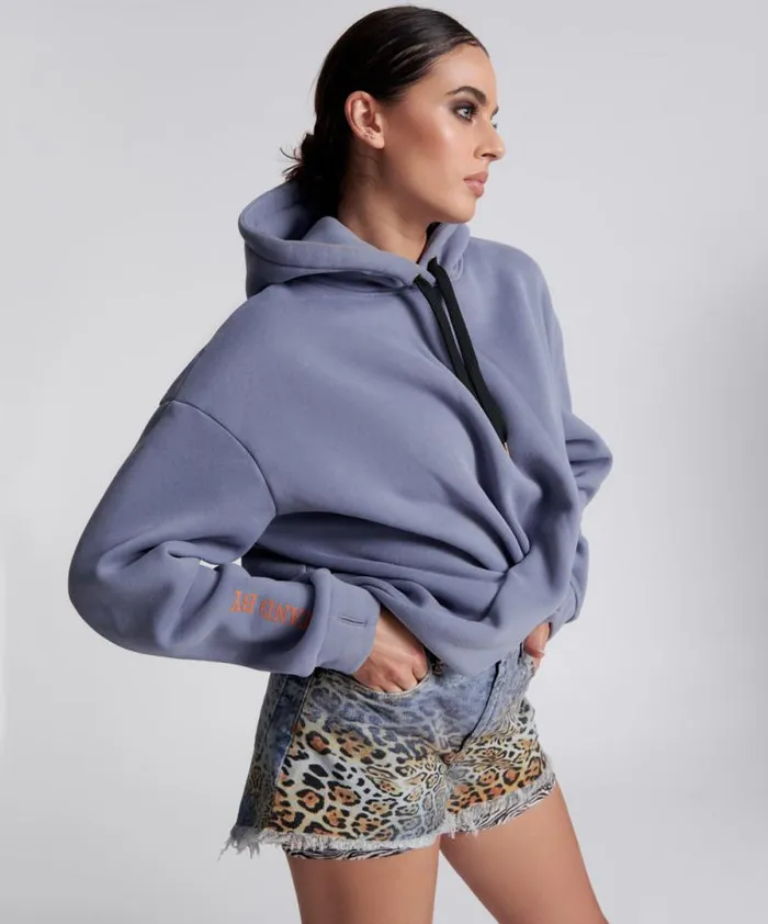 Women STAND BY TWISTED HOODY One Teaspoon Hoodies And Sweats Women STAND BY TWISTED HOODY One Teaspoon Hoodies And Sweats