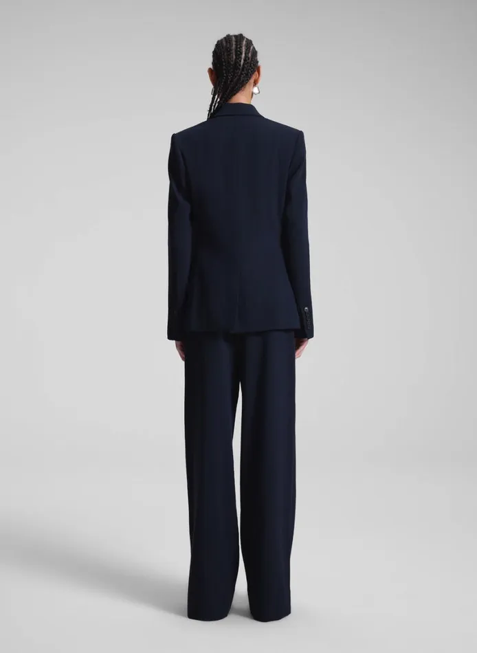 Women Suits ALC Brandon Tailored Tux Jacket Evening Blueblack